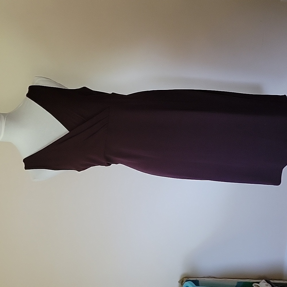 Maroon dress. Sleeveless LOFT